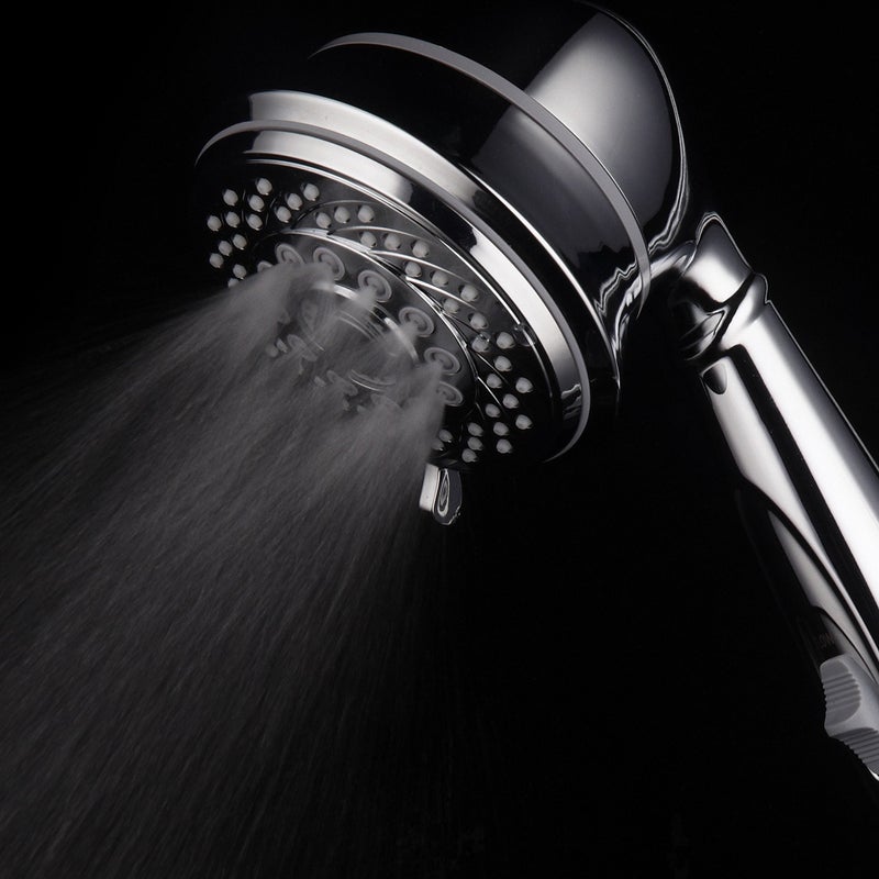 Hotel Spa AquaCare by Hotel Spa 7-Setting Filtered Handheld Shower Head with Patented ON/OFF Pause Switch and Enriched KDF Shower Filter Cartridge Inside 4 Inch - Image 4